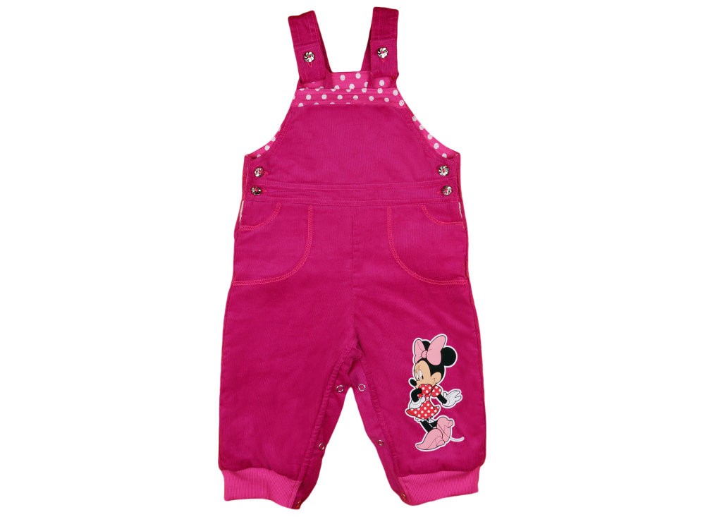 babashop.hu - Disney Minnie lányka bélelt kord kertésznadrág