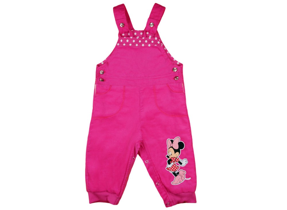 babashop.hu - Disney Minnie lányka bélelt kord kertésznadrág