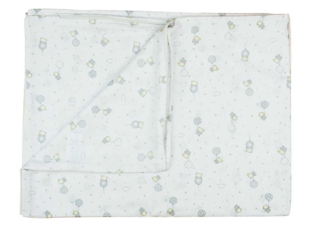 babashop.hu - Baba paplanhuzat (90x135) szürke maci lufival