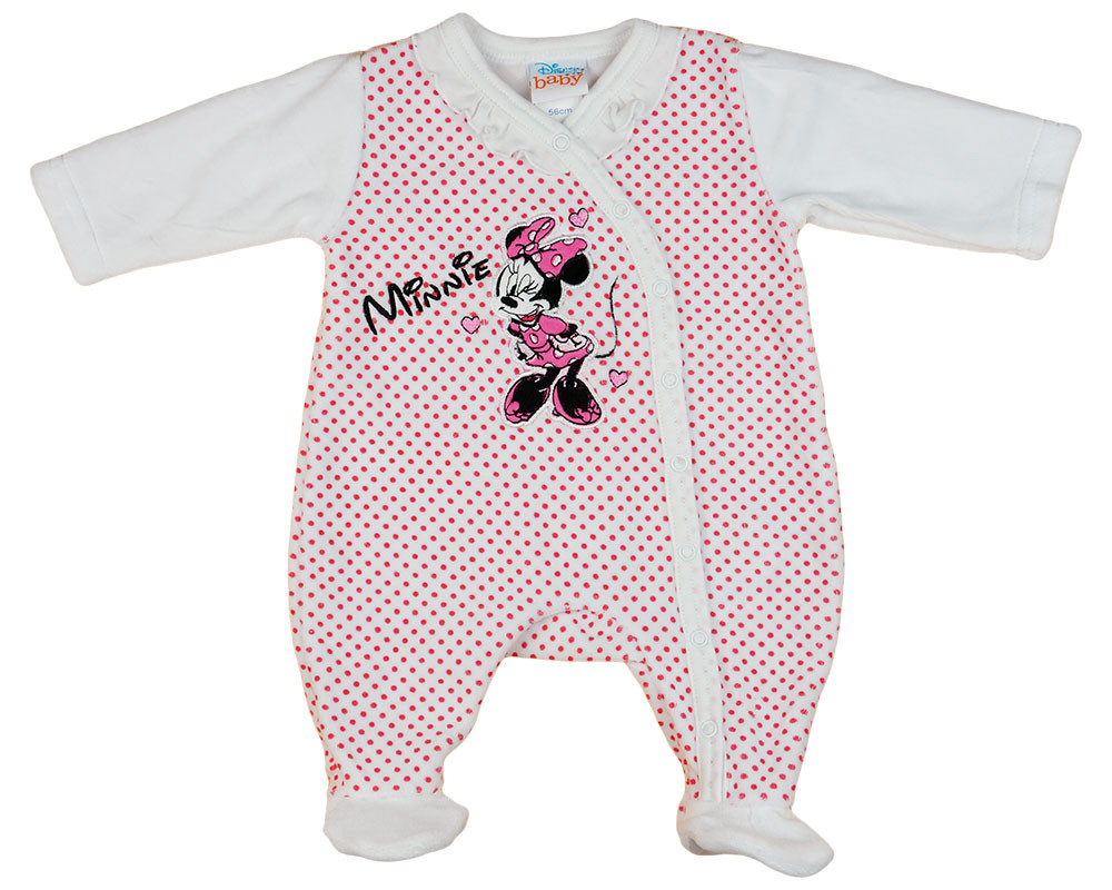 babashop.hu - Disney Minnie hosszú ujjú baba plüss rugdalózó