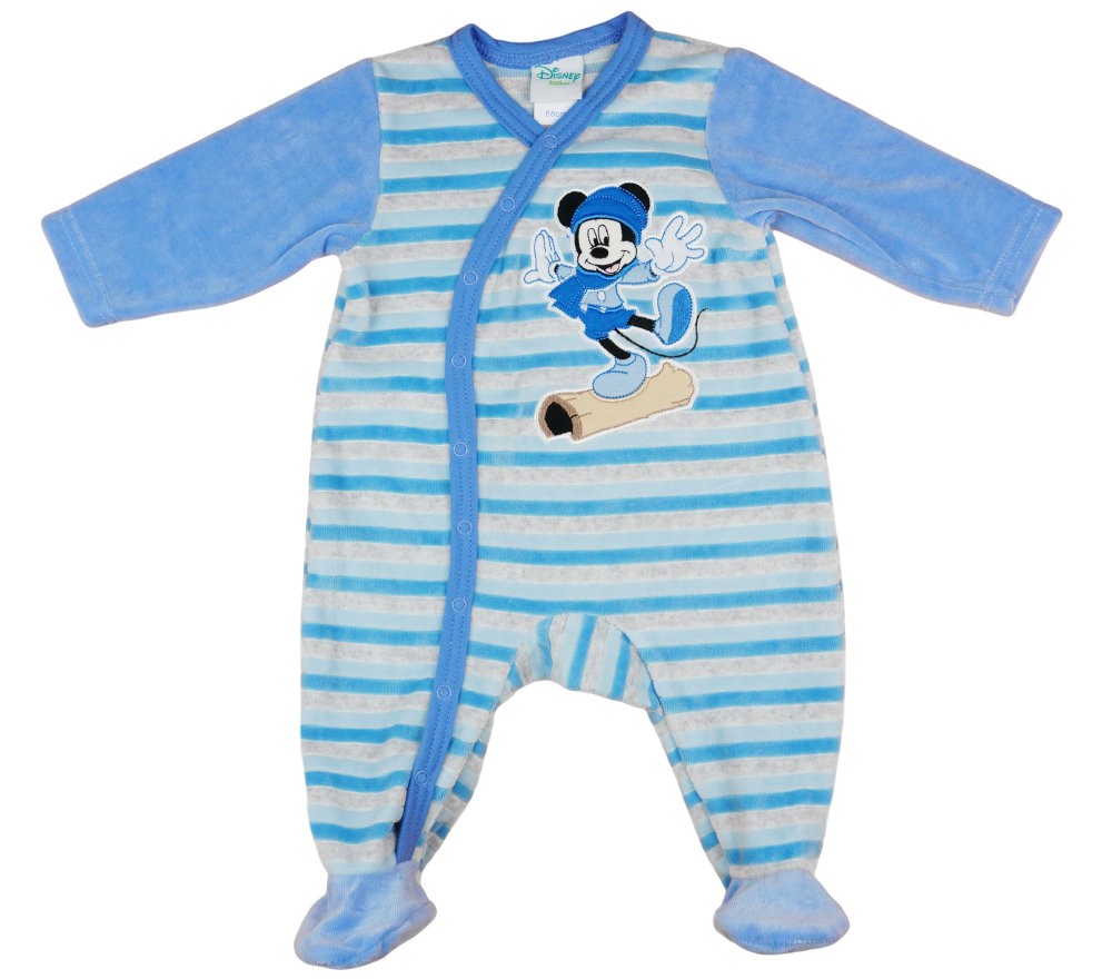 babashop.hu - Disney Mickey hosszú ujjú plüss rugdalózó