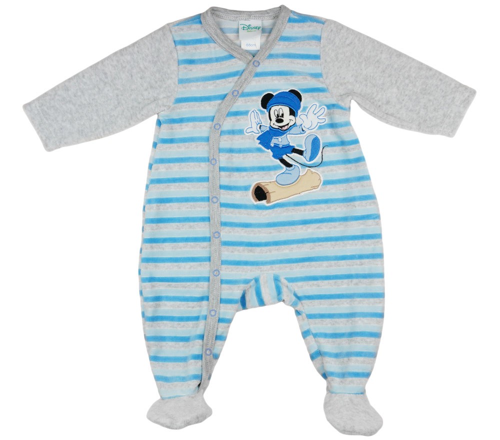 babashop.hu - Disney Mickey hosszú ujjú plüss rugdalózó