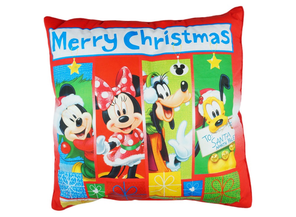 babashop.hu - Disney Mickey, Minnie és Barátaik wellsoft/pamut díszpárna Karácsony