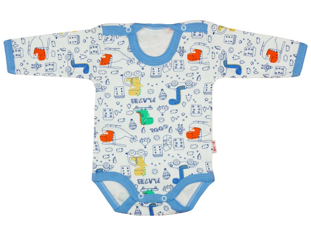 babashop.hu - Bébi hosszú ujjú kombidressz Mintás Sárkány (TUR)