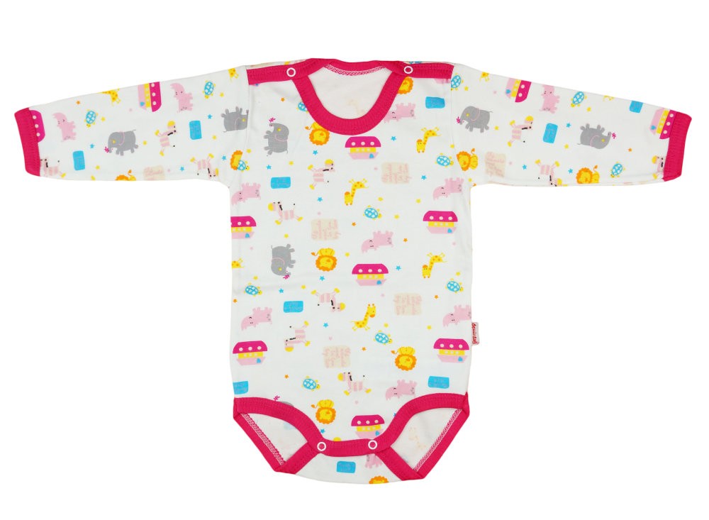 babashop.hu - Bébi hosszú ujjú kombidressz Mintás Állatos (TUR)