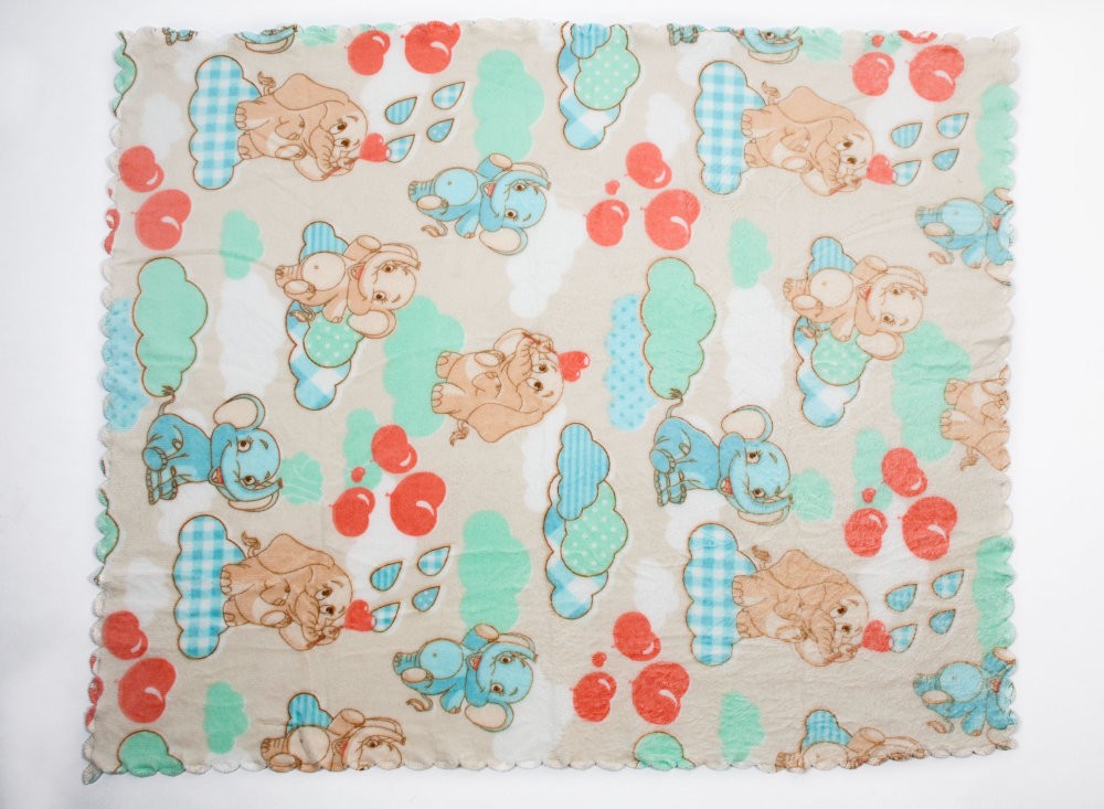 babashop.hu - Bébi takaró Elefántos 80*120 (TUR)
