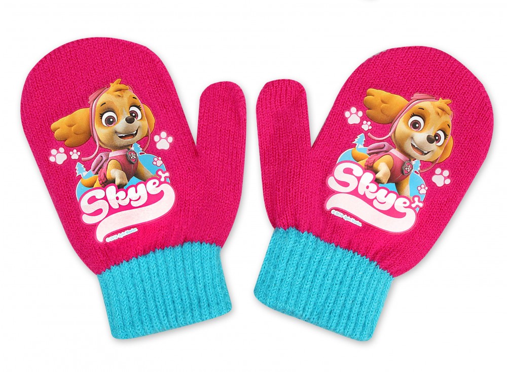 babashop.hu - Paw Patrol-Mancs őrjárat lányka egyujjas kötött kesztyű