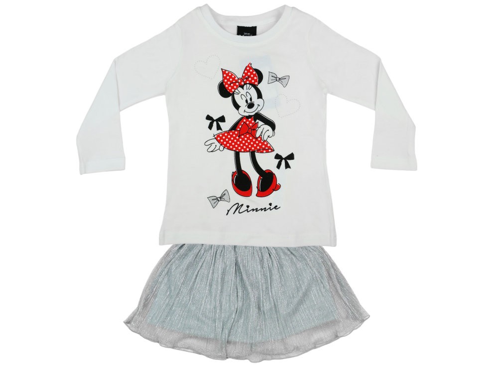 babashop.hu - Disney Minnie 2 részes hosszú ujjú póló/szoknya szett
