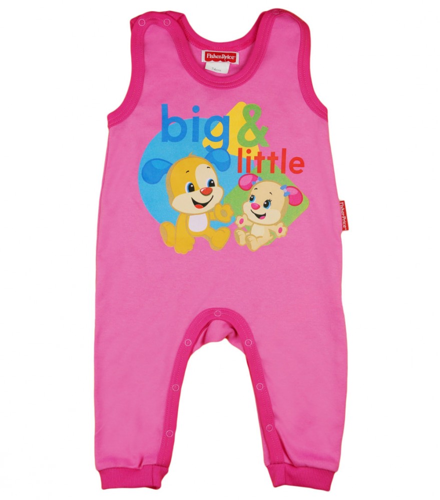 babashop.hu - Fisher-Price ujjatlan lány rugdalózó