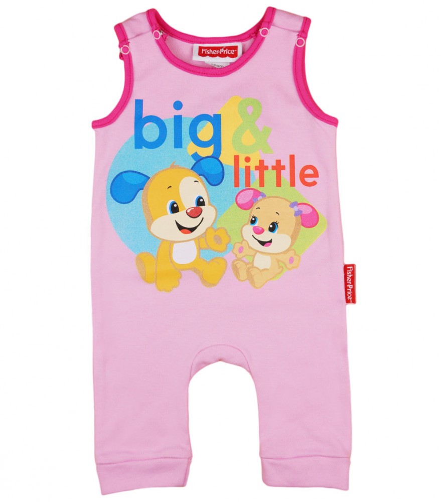 babashop.hu - Fisher-Price ujjatlan lány rugdalózó