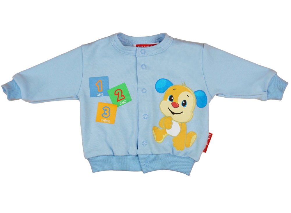 babashop.hu - Fisher-Price Kutyus mintás kisfiú baba kocsikabát