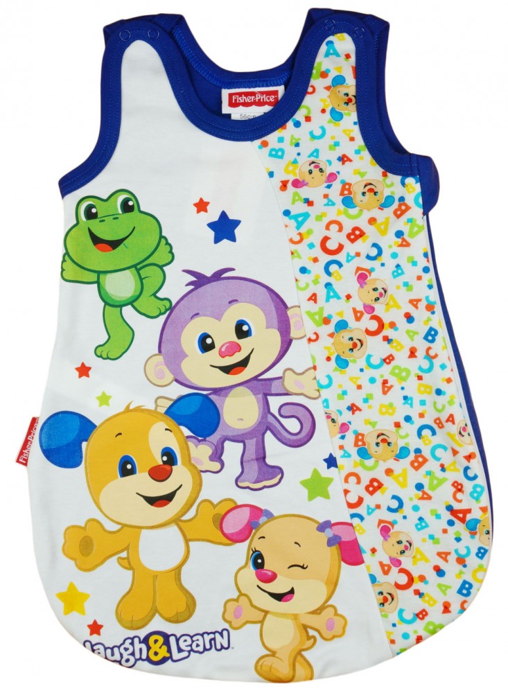 babashop.hu - Fisher-Price mintás ujjatlan hálózsák 1 TOG