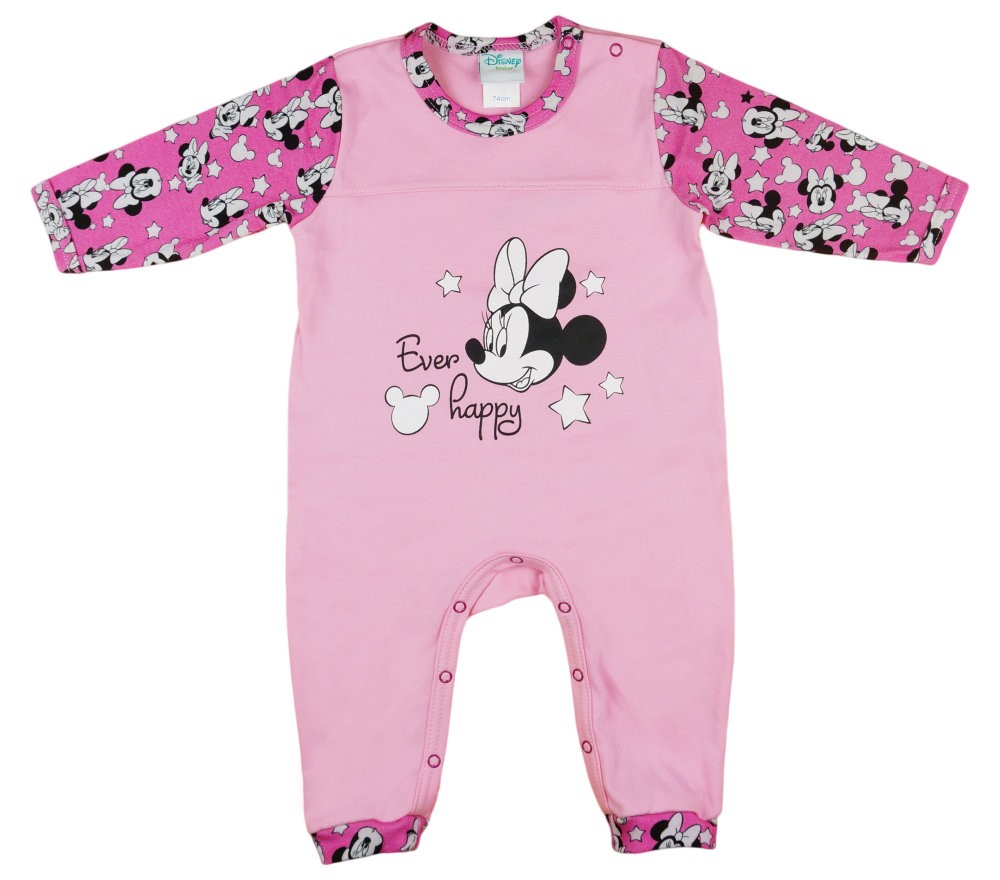 babashop.hu - Disney Minnie hosszú ujjú rugdalózó Hello Girl!