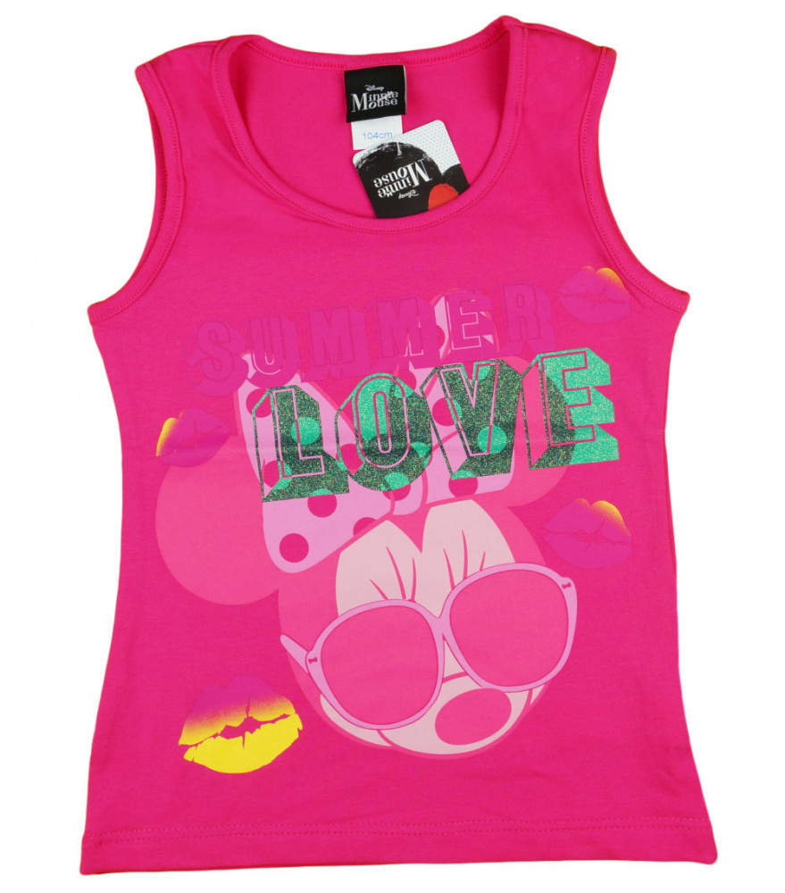 babashop.hu - Disney Minnie pink csillámos trikó
