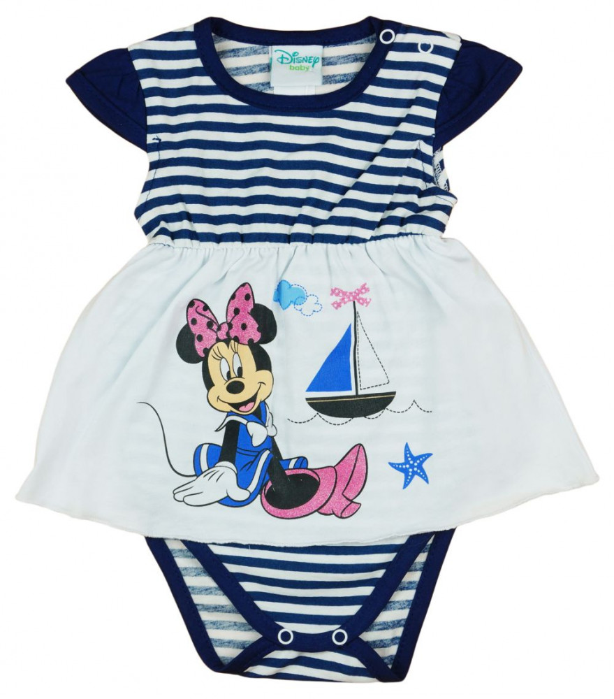 babashop.hu - Disney Minnie tengerész stílusú baba body rávarrt szoknyrésszel