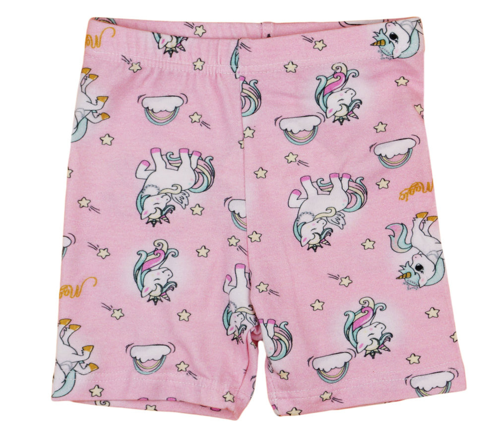 babashop.hu - Unicorn Queen - unikornis mintás kislány pamut biciklis nadrág