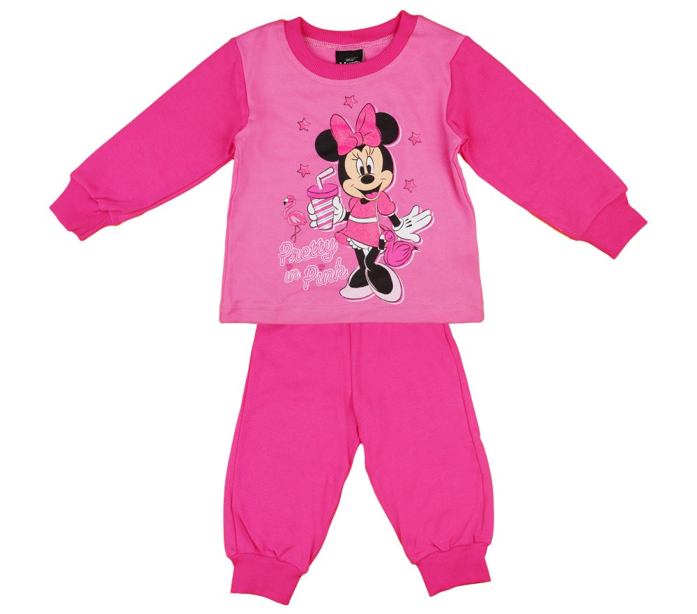babashop.hu - Disney Minnie flamingós| csillámos kislány pizsama