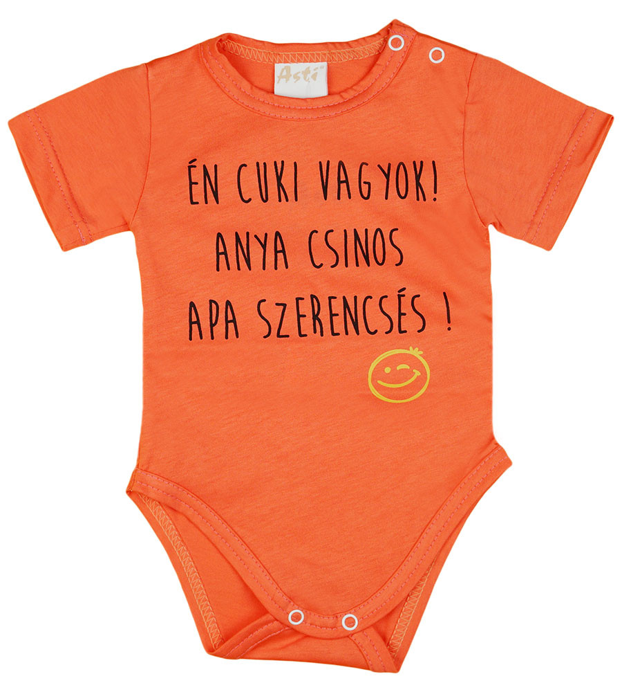 babashop.hu - Feliratos rövid ujjú baba body