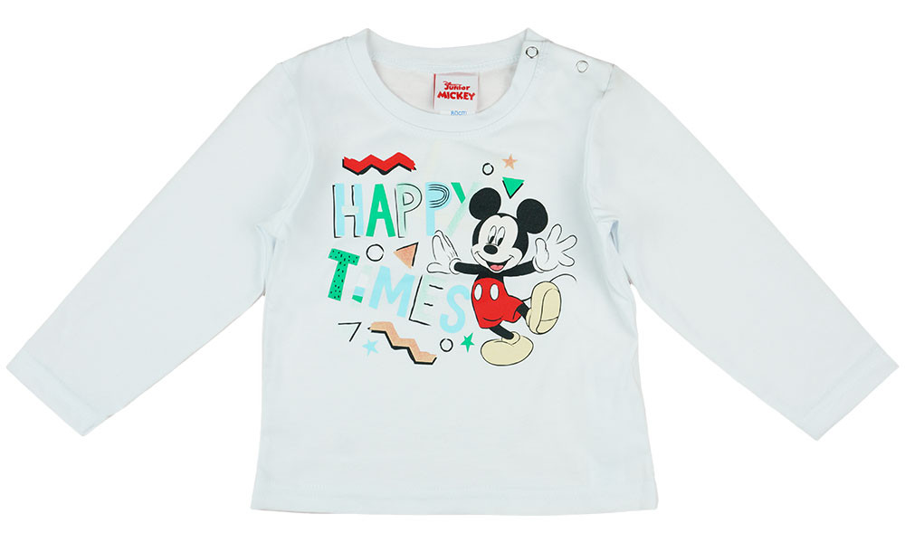 babashop.hu - Disney Mickey Happy times hosszú ujjú fiú póló