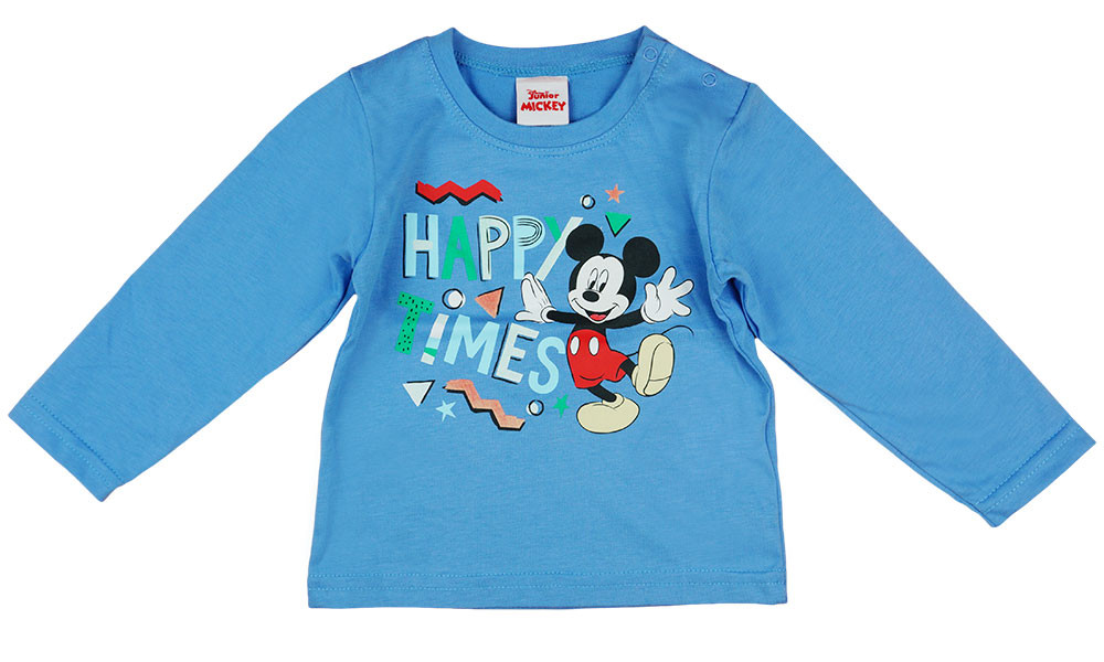 babashop.hu - Disney Mickey Happy times hosszú ujjú fiú póló