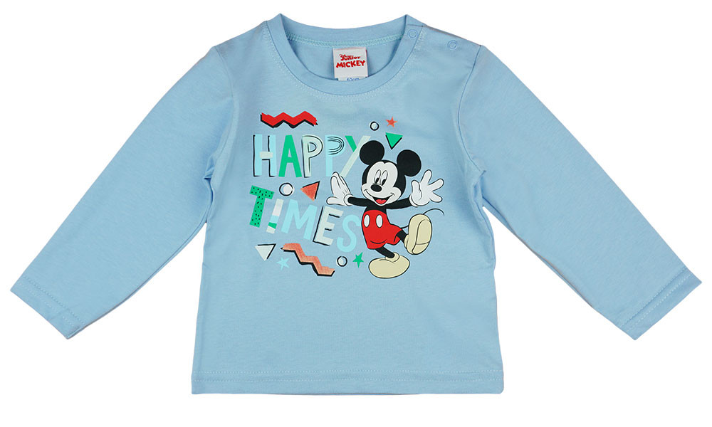 babashop.hu - Disney Mickey Happy times hosszú ujjú fiú póló