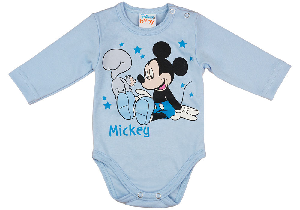 babashop.hu - Disney Mickey mókusos hosszú ujjú baba body