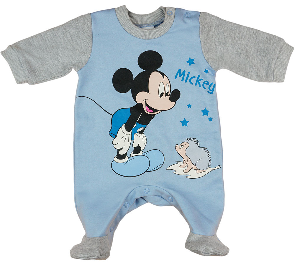 babashop.hu - Disney Mickey mókusos belül bolyhos rugdalózó