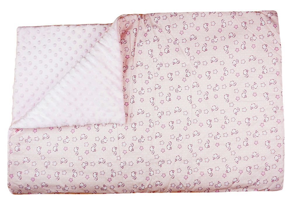 babashop.hu - Mintás wellsoft béléses pamut babatakaró (75x100cm)