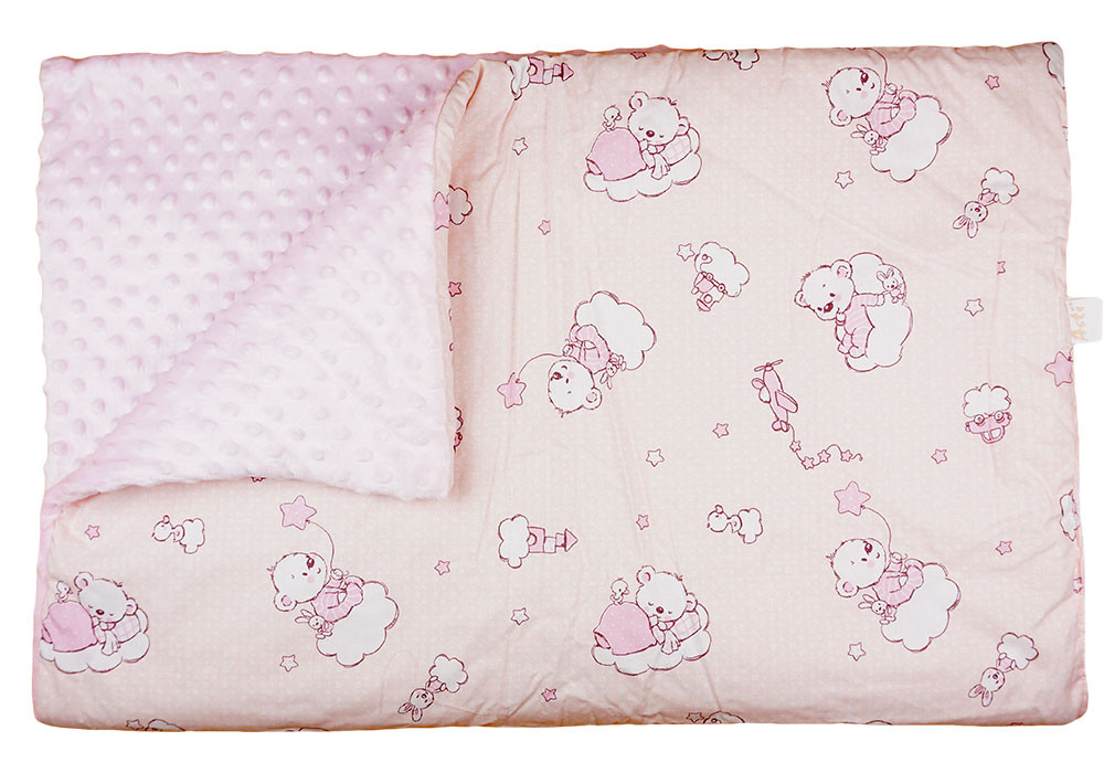 babashop.hu - Mintás wellsoft béléses pamut babatakaró (75x100cm)