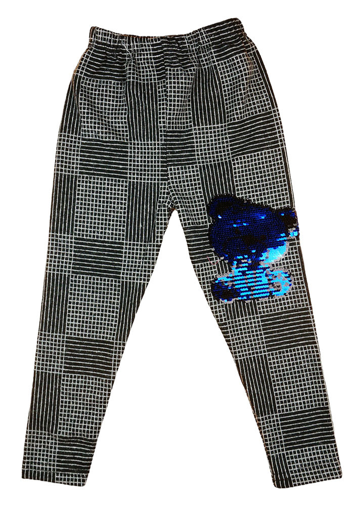 babashop.hu - Macis flitteres meleg pamut lányka leggings