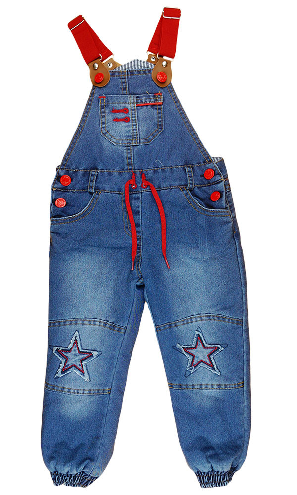babashop.hu - Bélelt kislány kantáros farmernadrág
