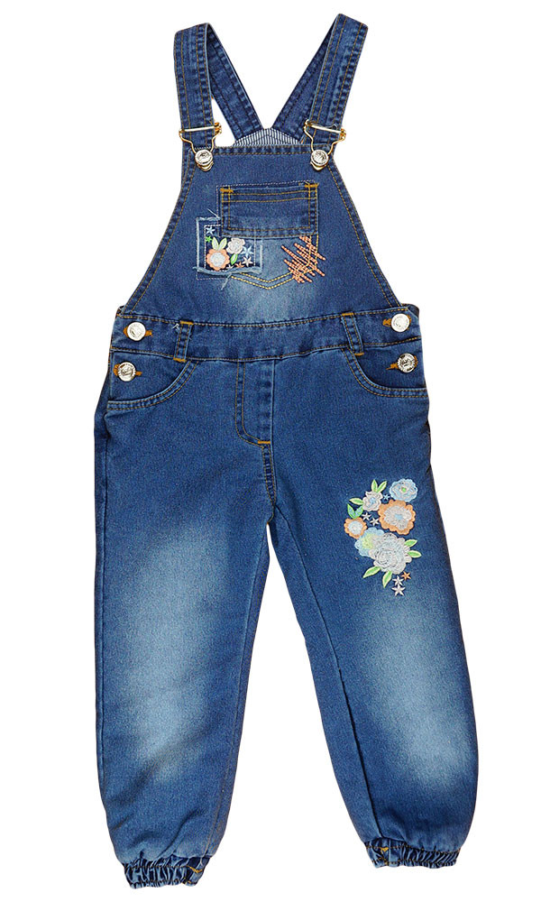 babashop.hu - Bélelt kislány kantáros farmernadrág