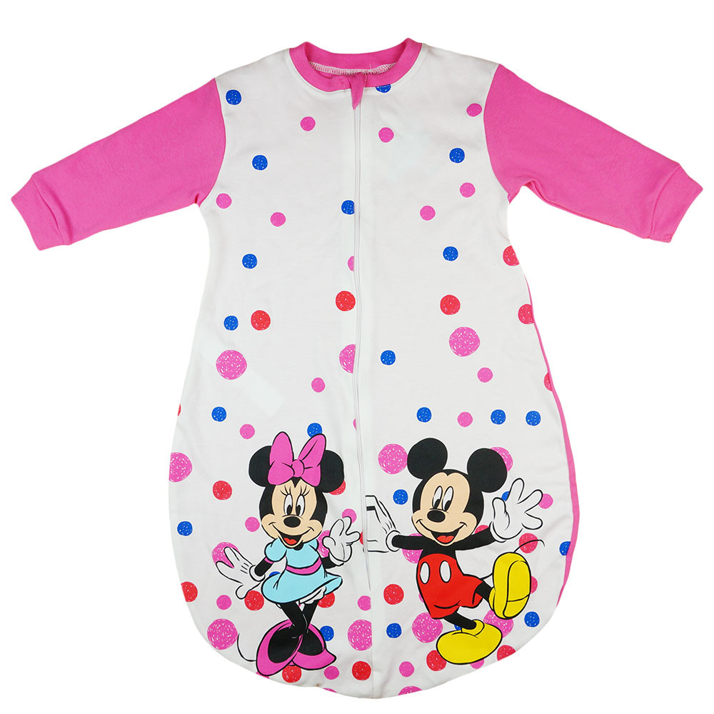 babashop.hu - Disney Minnie| Mickey| hosszú ujjú| vékony pamut hálózsák 1|5 TOG