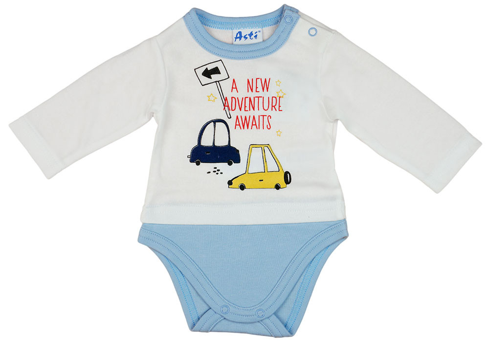 babashop.hu - Autós hosszú ujjú baba body