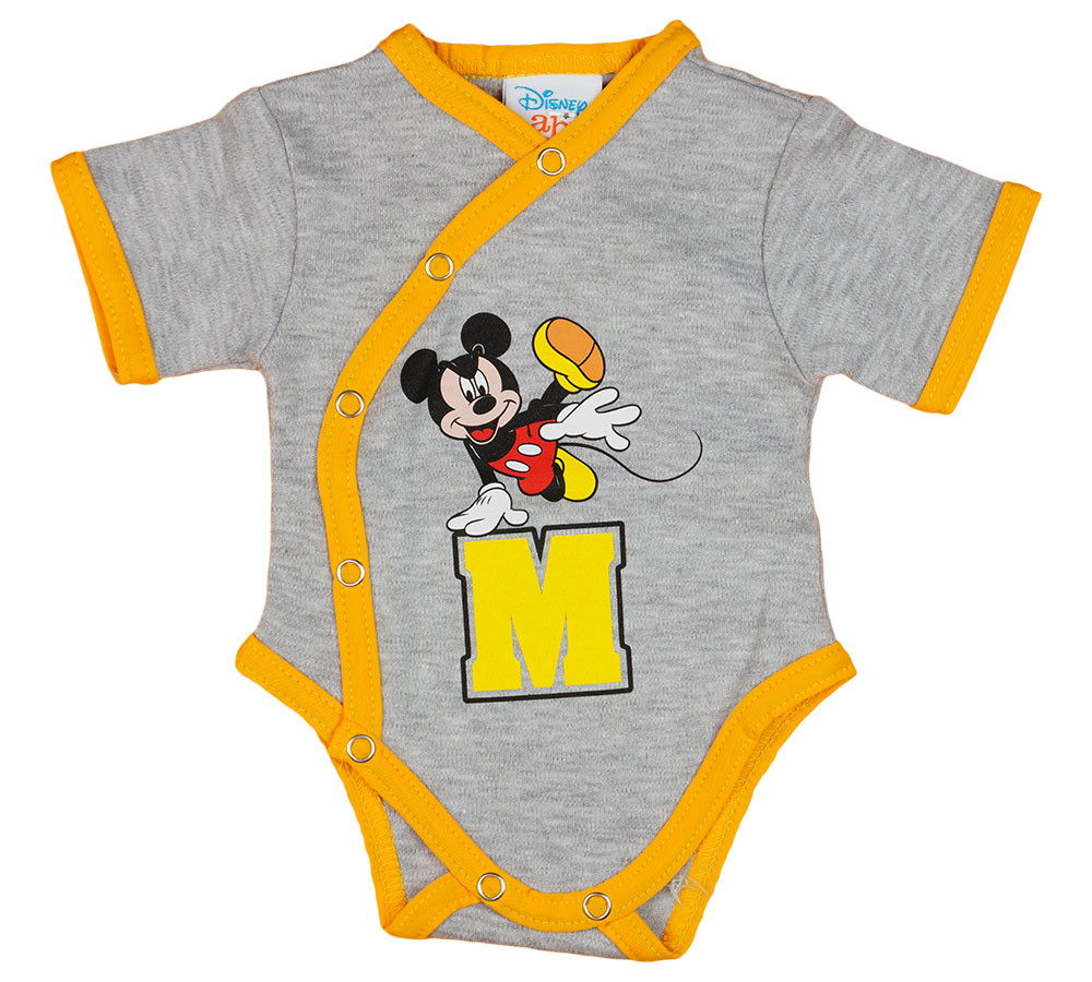 babashop.hu - Disney Mickey "M" rövid ujjú baba body