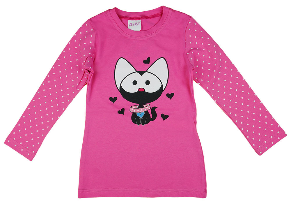 babashop.hu - Cicás hosszú ujjú lányka póló