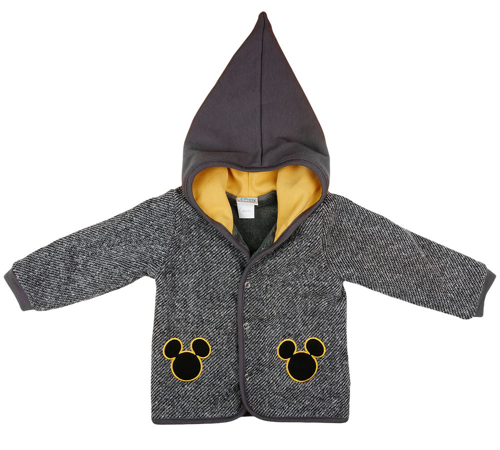 babashop.hu - Disney Mickey belül bolyhos kapucnis kocsikabát/kardigán