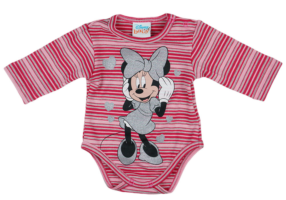 babashop.hu - Disney Minnie szívecskés hosszú ujjú baba body