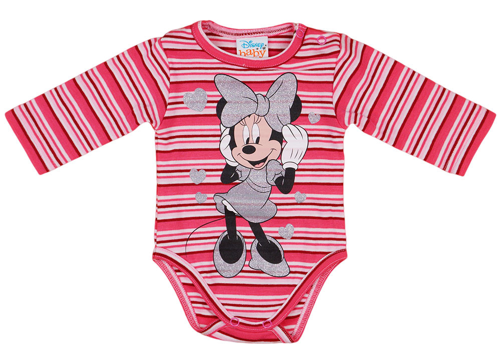 babashop.hu - Disney Minnie szívecskés hosszú ujjú baba body