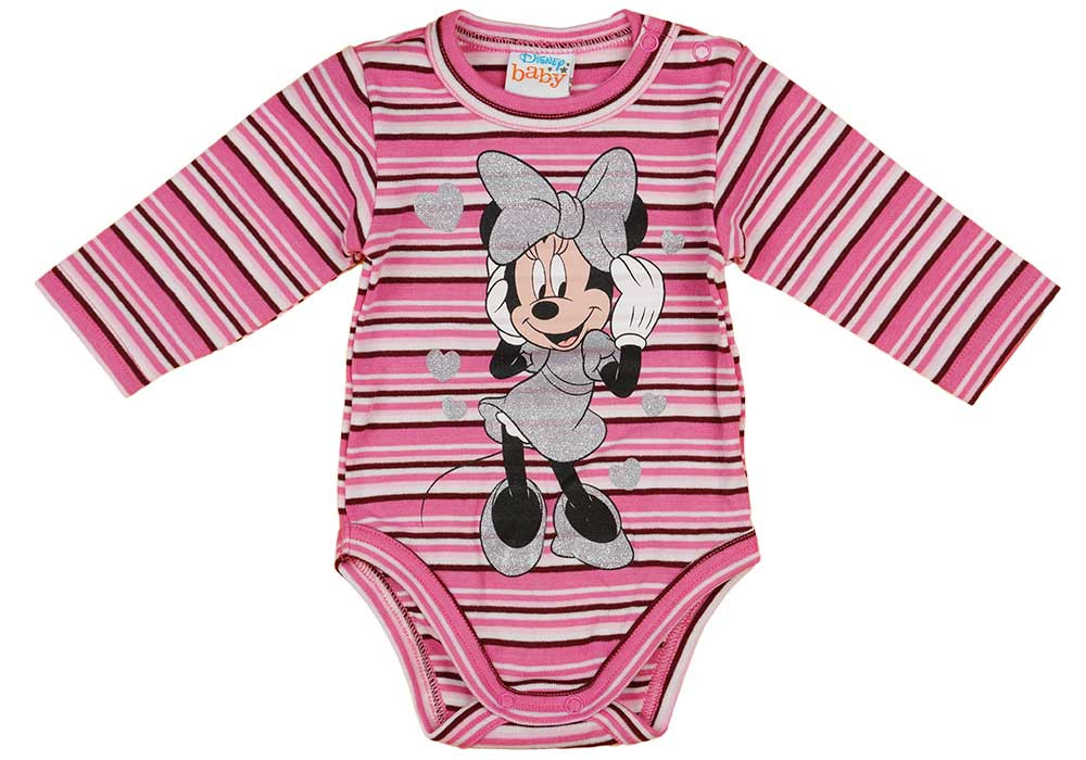 babashop.hu - Disney Minnie szívecskés hosszú ujjú baba body