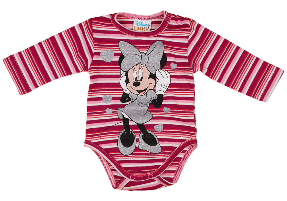 babashop.hu - Disney Minnie szívecskés hosszú ujjú baba body