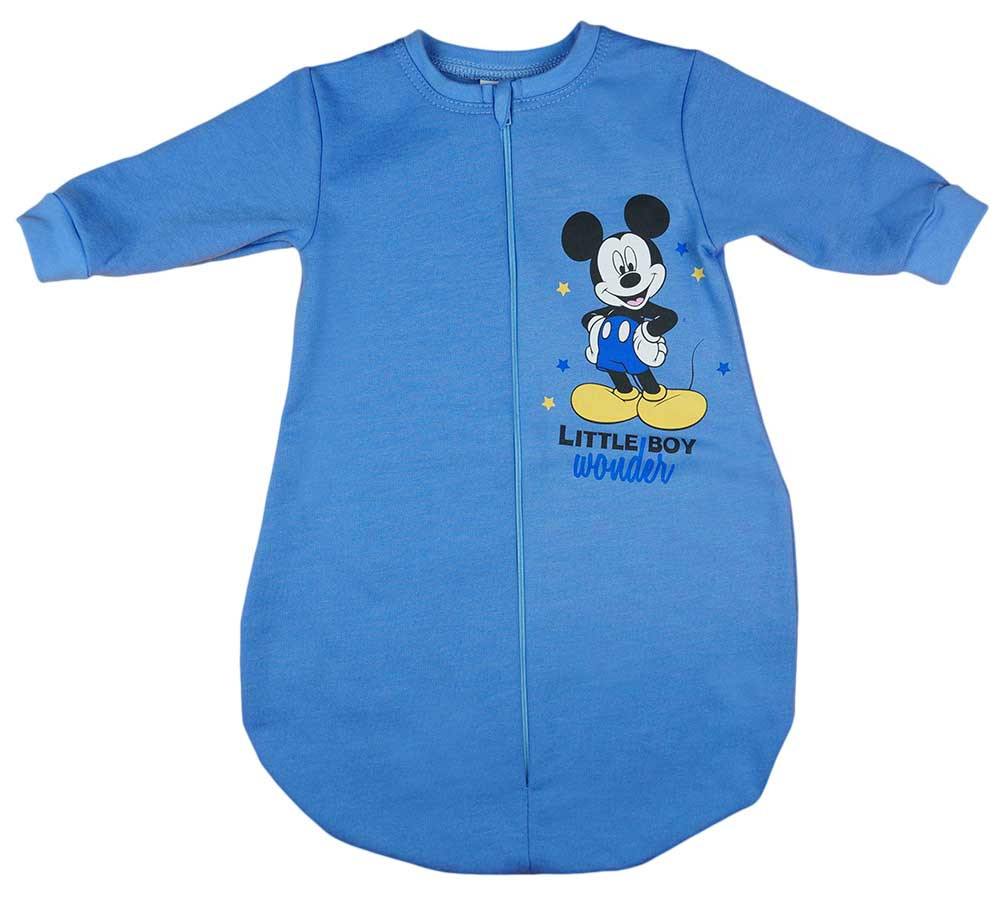 babashop.hu - Disney Mickey hosszú ujjú, belül bolyhos hálózsák 2,5 TOG