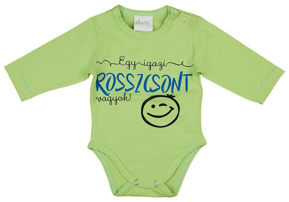 babashop.hu - Feliratos hosszú ujjú baba body
