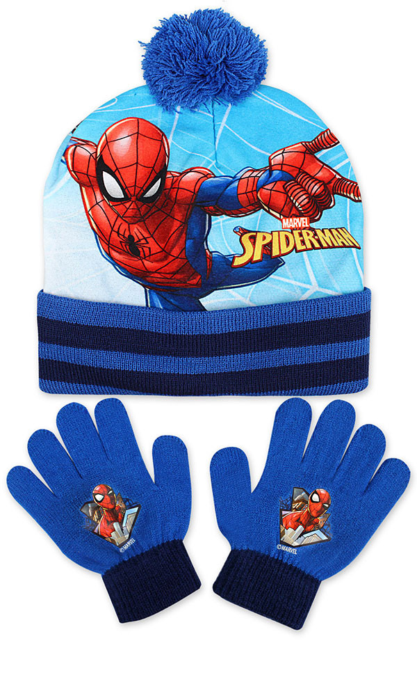 babashop.hu - SpiderMan/Pókember sapka kesztyű szett