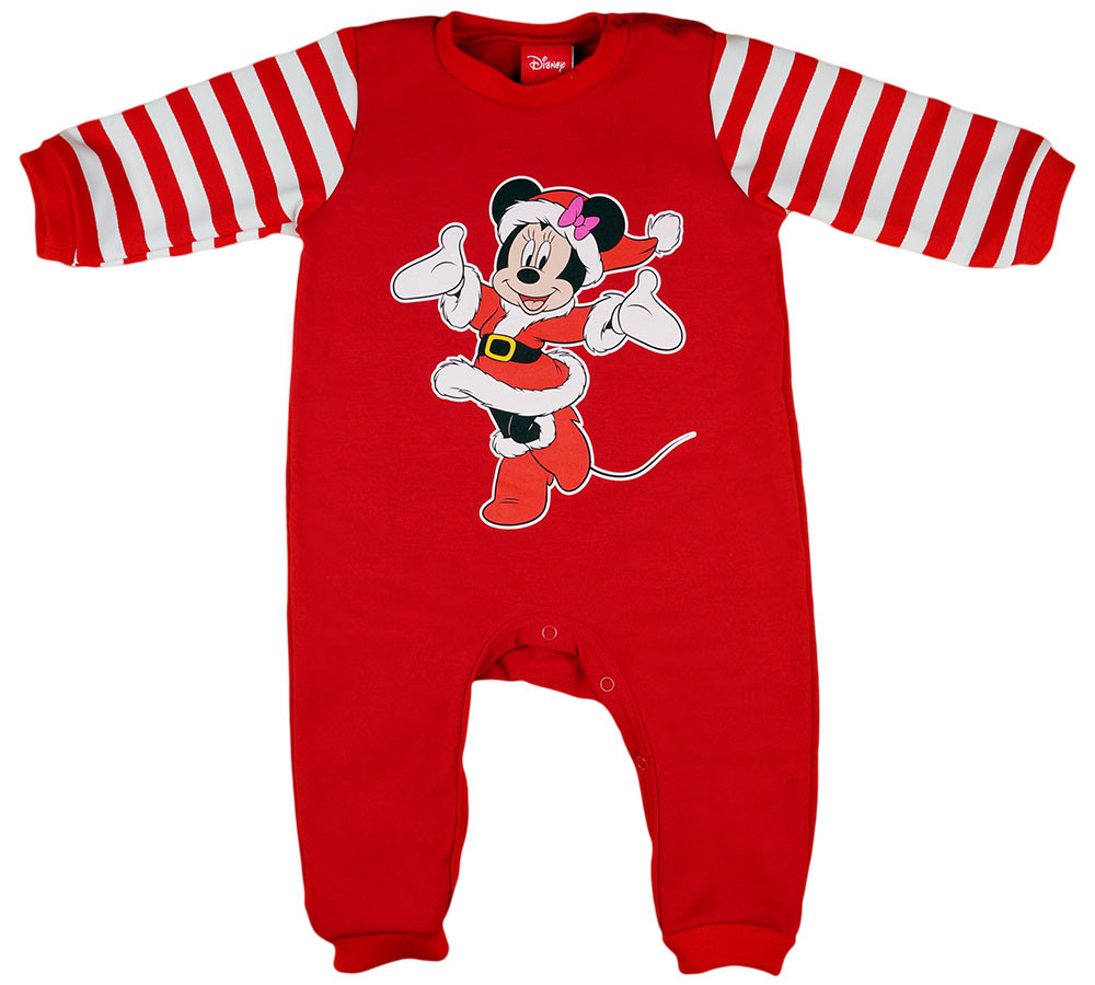 babashop.hu - Disney Minnie karácsonyi hosszú ujjú rugdalózó
