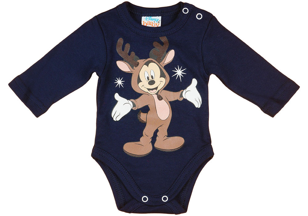 babashop.hu - Disney Mickey karácsonyi hosszú ujjú baba body