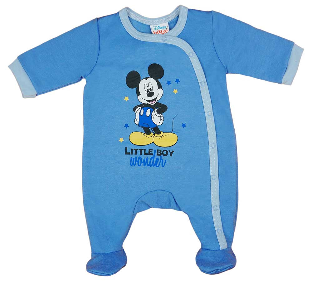 babashop.hu - Disney Mickey, belül bolyhos, hosszú ujjú rugdalózó