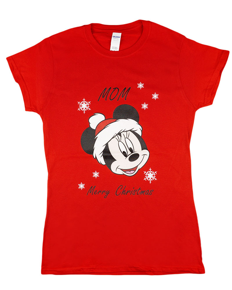 babashop.hu - Disney Minnie karácsonyi feliratos póló anyukáknak