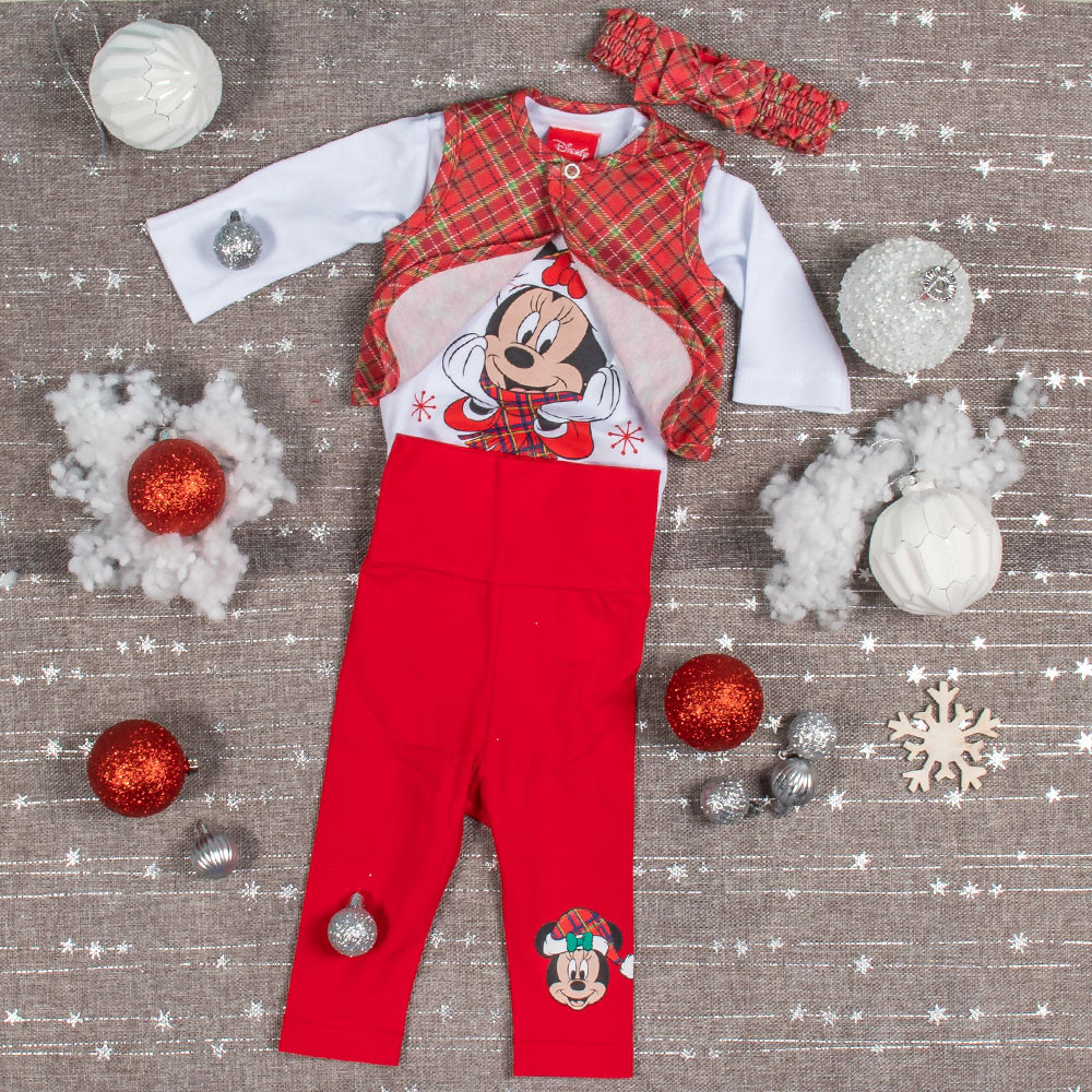 babashop.hu - Disney Minnie karácsonyi 4 részes baba szett