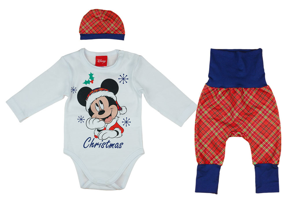 babashop.hu - Disney Mickey karácsonyi 3 részes baba szett